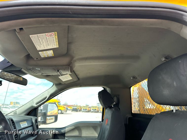 image for item EJ8472 2020 Ford F350 Super Duty XL utility bed pickup truck