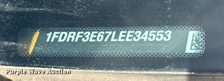 image for item EJ8472 2020 Ford F350 Super Duty XL utility bed pickup truck