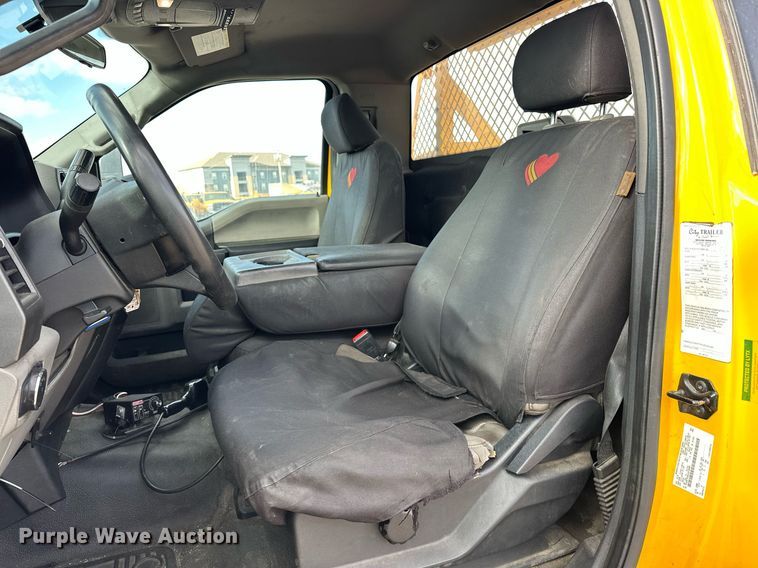 image for item EJ8475 2020 Ford F350 Super Duty XL utility bed pickup truck