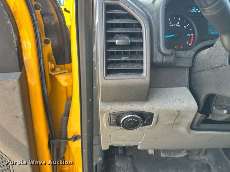 image for item EJ8476 2018 Ford F350 Super Duty XL utility bed pickup truck