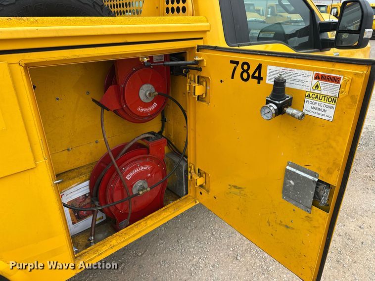 image for item EJ8479 2019 Ford F350 Super Duty XL utility bed pickup truck