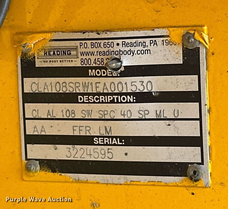 image for item EJ8479 2019 Ford F350 Super Duty XL utility bed pickup truck