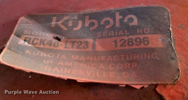 image for item EK2757 Kubota T2380 lawn mower