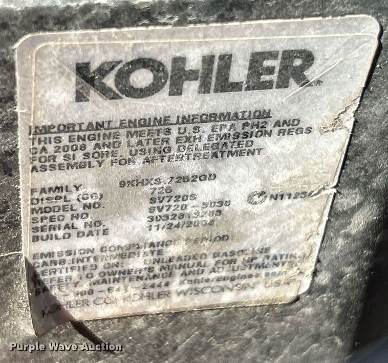 image for item EK2757 Kubota T2380 lawn mower