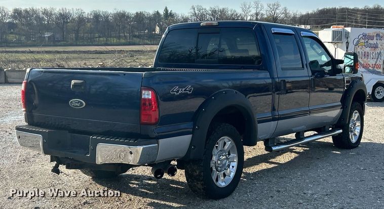 image for item EK2821 2008 Ford F250 Super Duty Lariat Crew Cab pickup truck