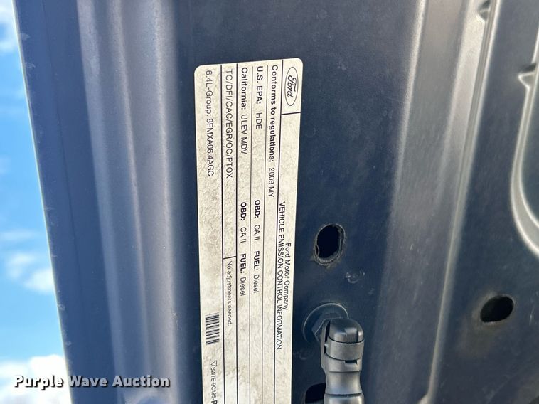 image for item EK2821 2008 Ford F250 Super Duty Lariat Crew Cab pickup truck