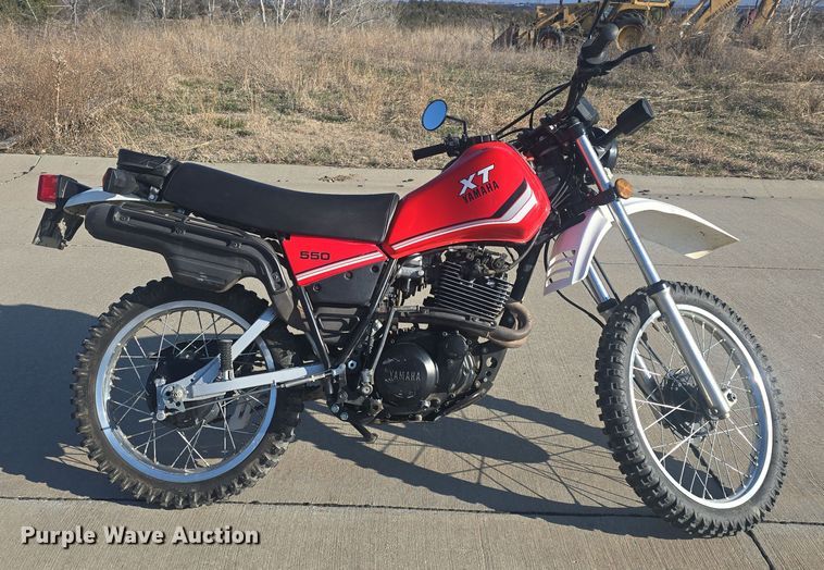 image for item EK5051 1982 Yamaha XT550 motorcycle