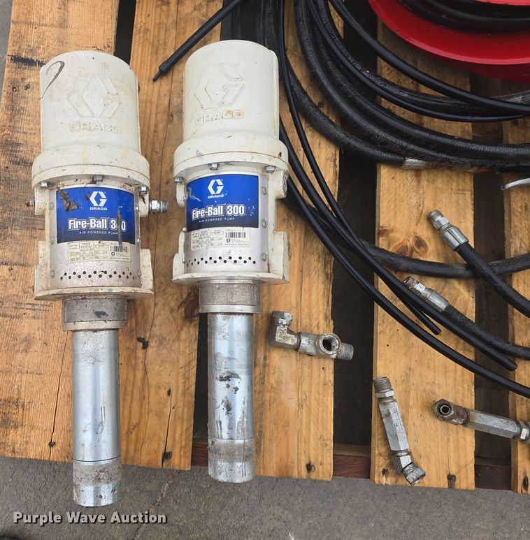 image for item EK5103 (3) Graco Fireball 300 hydraulic oil pumps