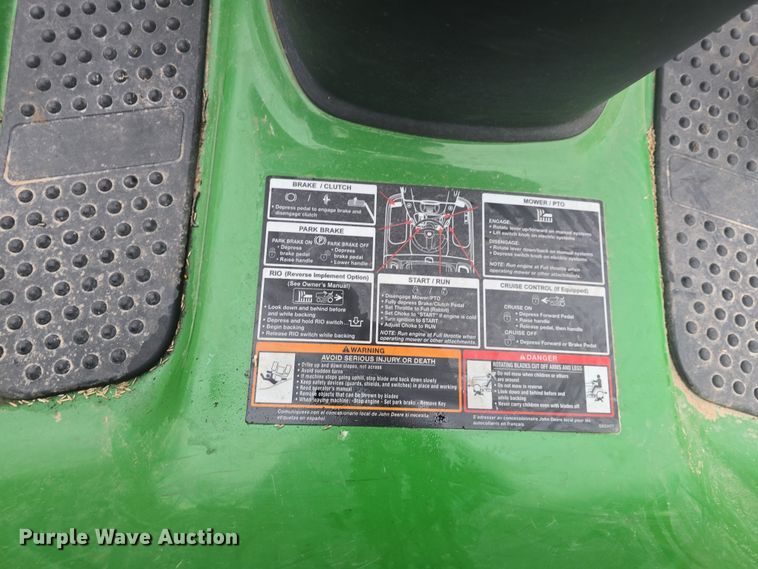 image for item EK5111 John Deere D120 lawn mower