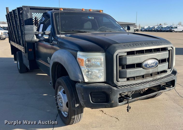 image for item EL5699 2011 Ford F550 Super Duty XL flatbed truck