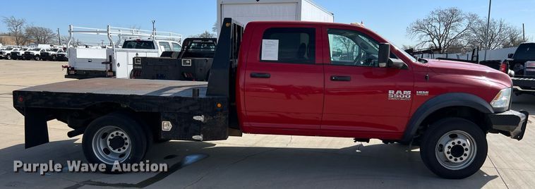 image for item EL5701 2015 Dodge Ram 5500 Crew Cab flatbed truck