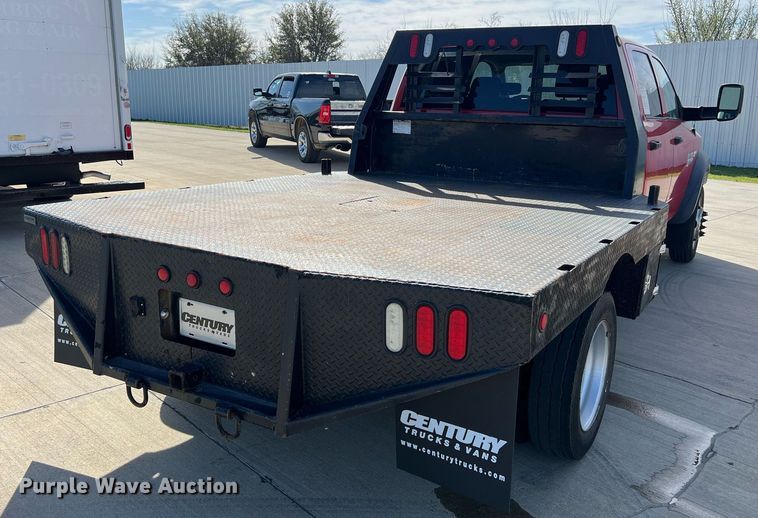 image for item EL5701 2015 Dodge Ram 5500 Crew Cab flatbed truck