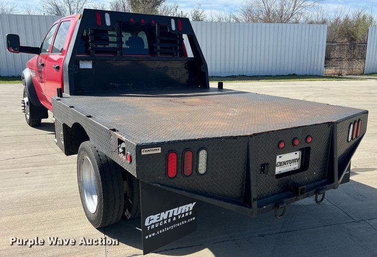 image for item EL5701 2015 Dodge Ram 5500 Crew Cab flatbed truck