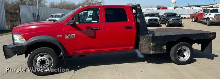 image for item EL5701 2015 Dodge Ram 5500 Crew Cab flatbed truck