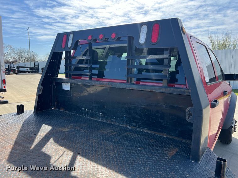 image for item EL5701 2015 Dodge Ram 5500 Crew Cab flatbed truck