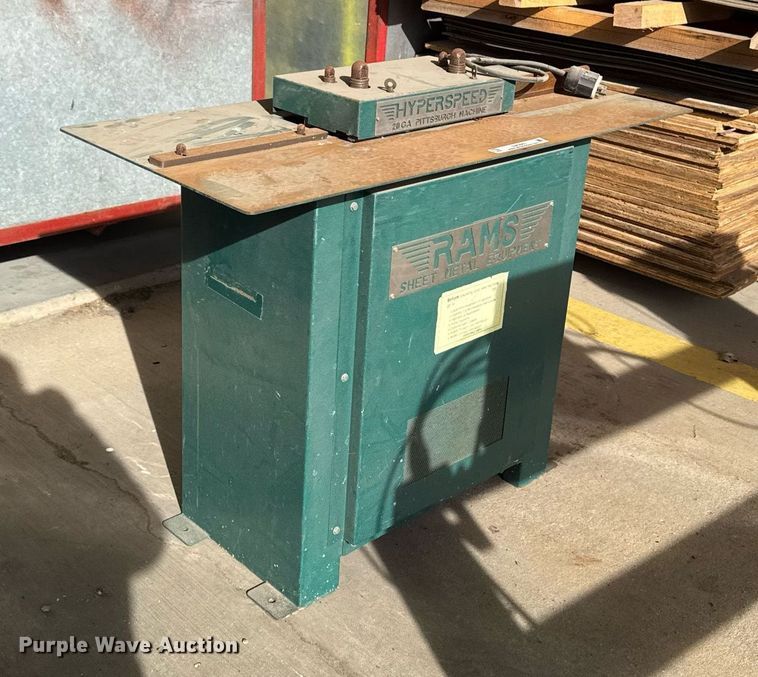 image for item EM3643 Rams Sheet Metal Equipment RAMS 2012 sheet metal bending machine