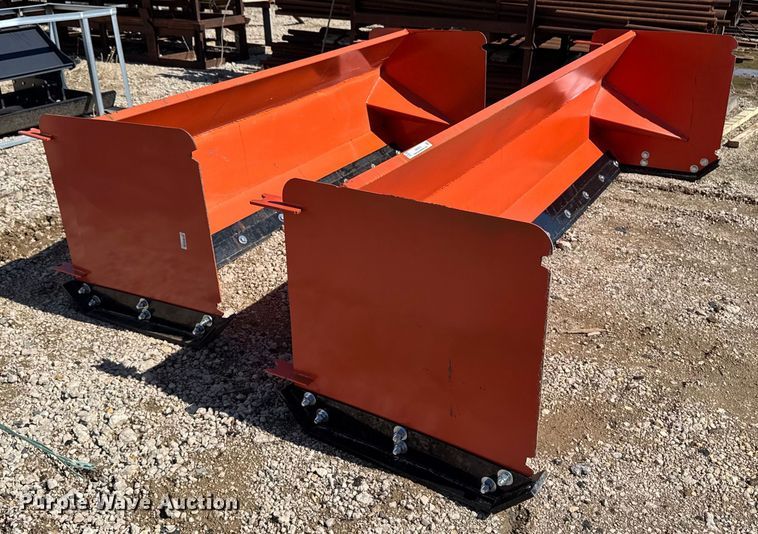 image for item EM3670 (2) skid steer snow pushers