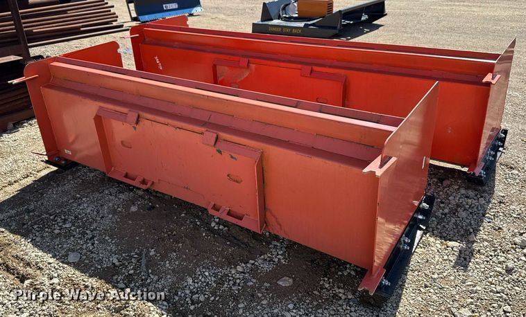 image for item EM3670 (2) skid steer snow pushers