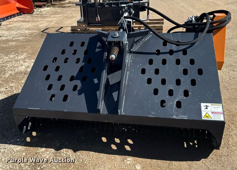 image for item EM3674 2023 Landhonor LR-12-72W skid steer landscape rake