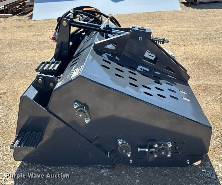 image for item EM3674 2023 Landhonor LR-12-72W skid steer landscape rake