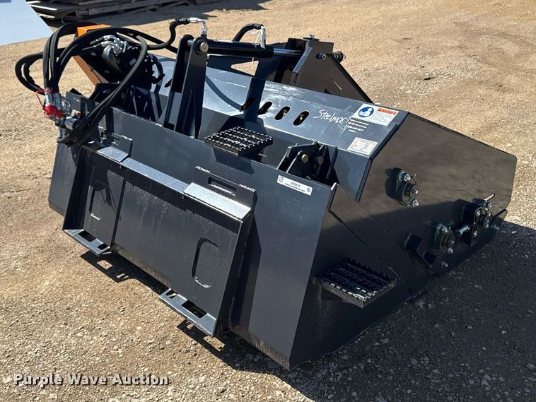 image for item EM3674 2023 Landhonor LR-12-72W skid steer landscape rake