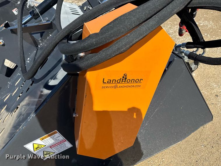 image for item EM3674 2023 Landhonor LR-12-72W skid steer landscape rake