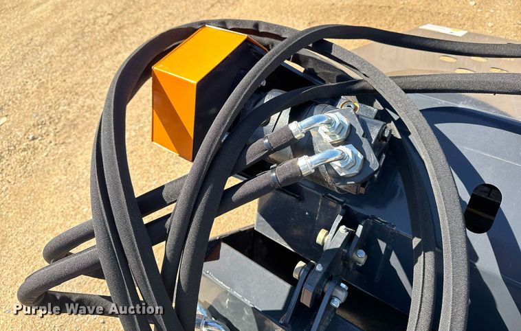 image for item EM3674 2023 Landhonor LR-12-72W skid steer landscape rake