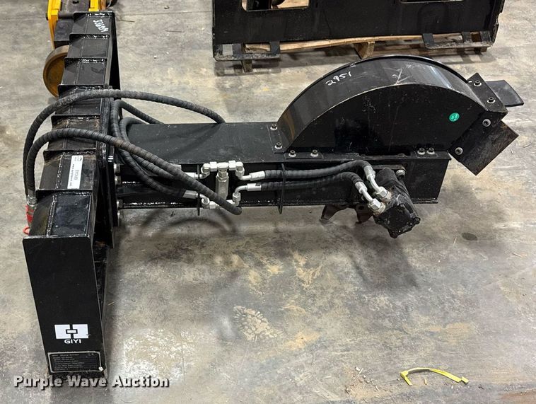 image for item EM3689 2024 GIYI GY-SG45 skid steer stump grinder