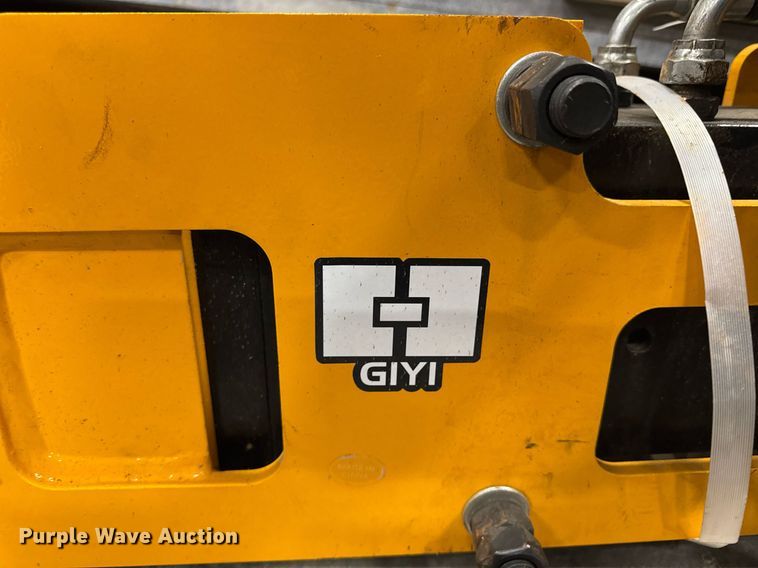 image for item EM3692 2024 GIYI 680 Skid steer post driver