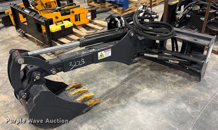 image for item EM3693 2024 Landhonor BH-11-06H skid steer backhoe