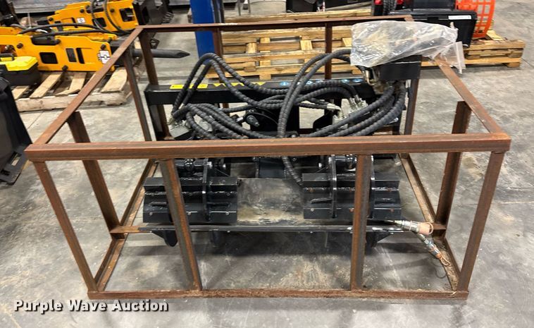 image for item EM3694 2024 AGT SSPOC skid steer pole clamp