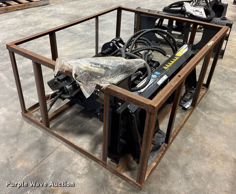 image for item EM3694 2024 AGT SSPOC skid steer pole clamp