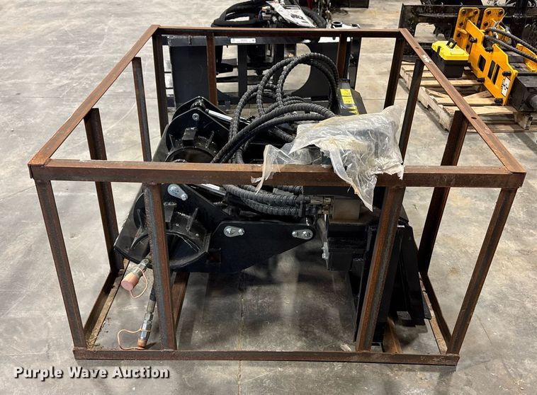 image for item EM3694 2024 AGT SSPOC skid steer pole clamp