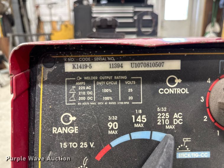 image for item EM3707 Lincoln Electric Ranger 10,000 plus welder/generator