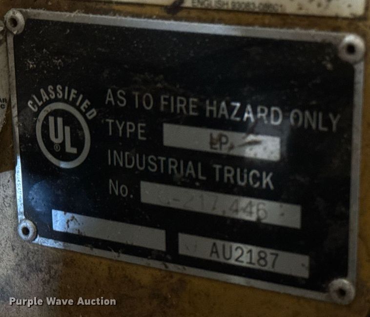 image for item EM3716 Caterpillar 2C6500 forklift