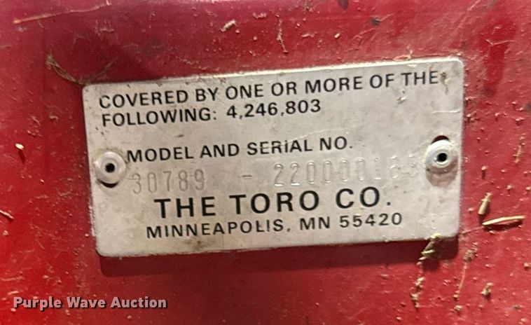 image for item EM3729 Toro 30789 Groundsmaster lawn mower