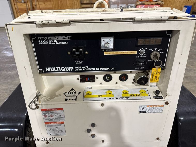 image for item EM3732 2008 Multiquip DA-7000SSA generator