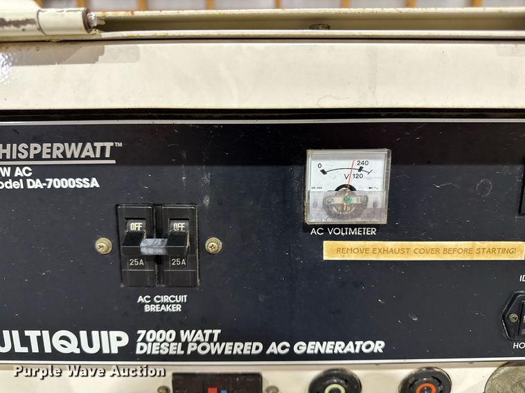 image for item EM3732 2008 Multiquip DA-7000SSA generator