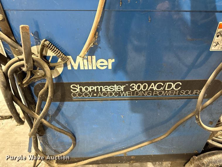 image for item EM3734 Miller Shopmaster 300 AC/DC welder