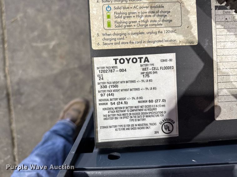 image for item EM3738 Toyota 8HBW23 pallet jack