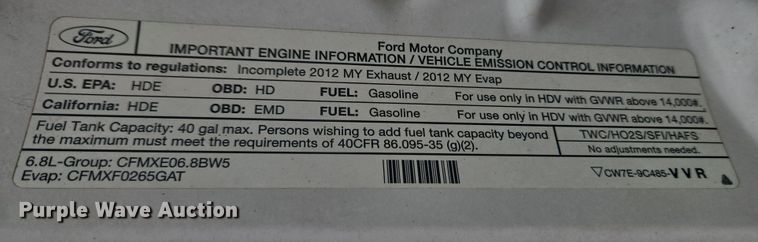 image for item EM6007 2012 Ford F450 Super Duty XL bucket truck