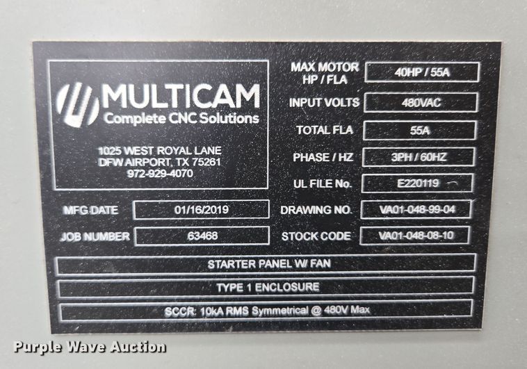 image for item EN3564 2019 Multicam Turbo-Vac vacuum pump