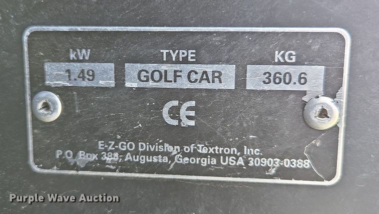 image for item EN3569 EZGO Freedom SE golf cart