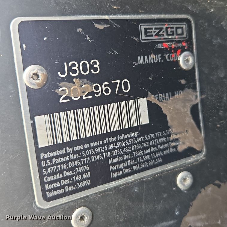 image for item EN3569 EZGO Freedom SE golf cart