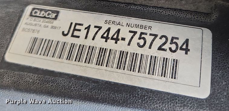 image for item EN8777 2017 Club Car Precedent i2 Electric ERIC golf cart