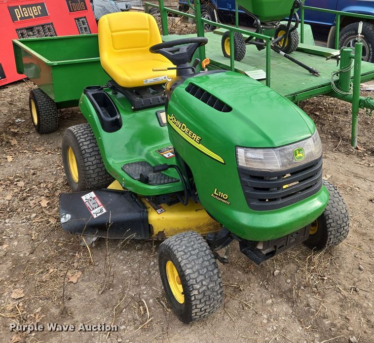 image for item EN8847 John Deere L110A lawn mower