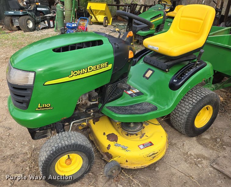 image for item EN8847 John Deere L110A lawn mower