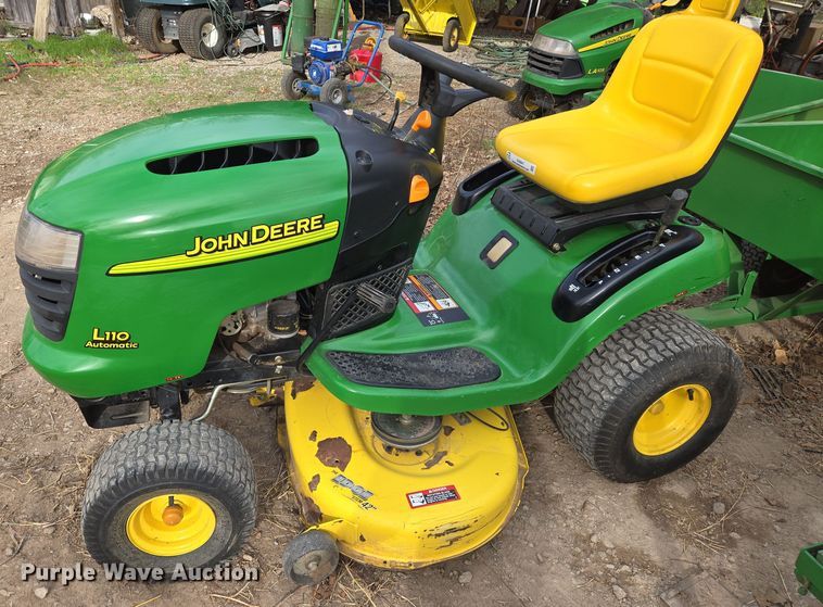 image for item EN8847 John Deere L110A lawn mower