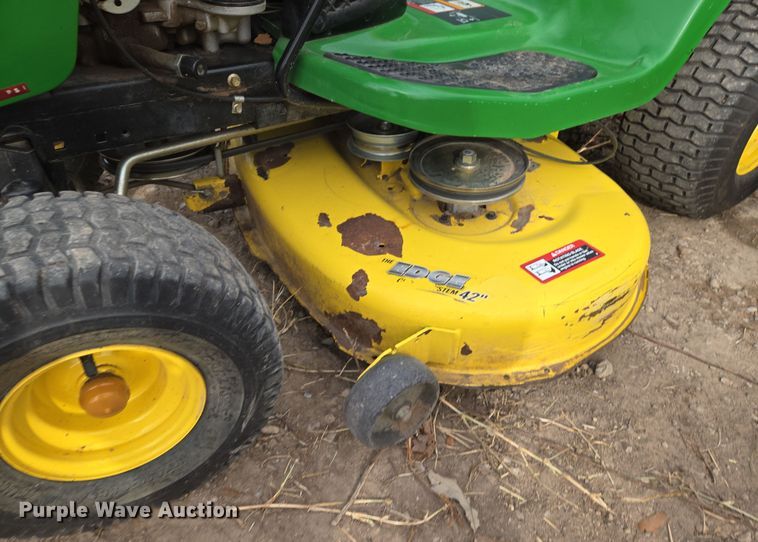 image for item EN8847 John Deere L110A lawn mower