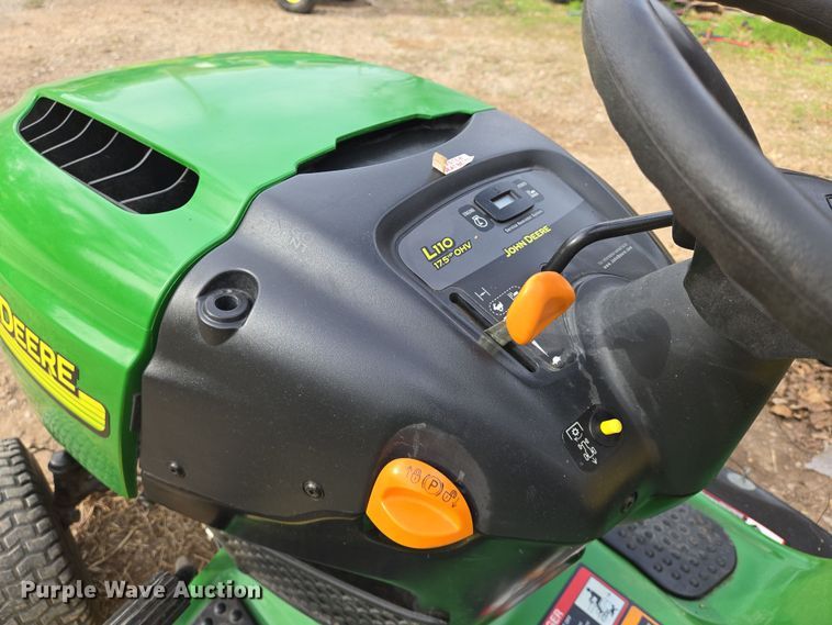 image for item EN8847 John Deere L110A lawn mower